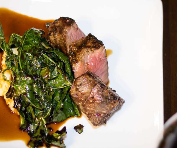 Dry aged NY steak